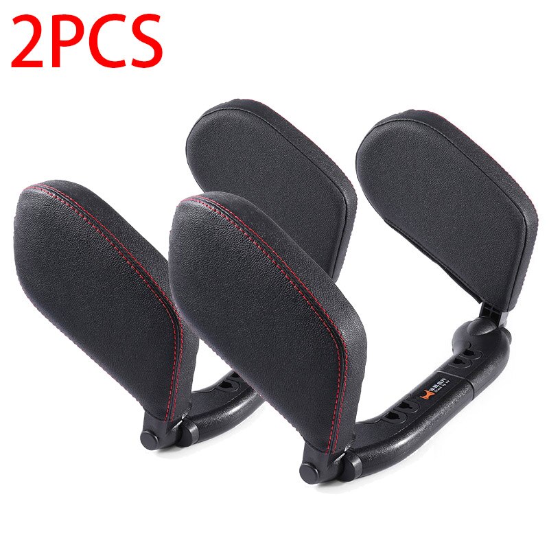 Auto Hoofdsteun Kussen Nek Kussen Reizen Rest Seat Kussen Ondersteuning Oplossing Voor Kinderen Kussen En Volwassenen Auto Seat Hoofd Auto kussen: 2pcs Black Red