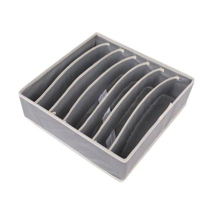 30Netz Unterwäsche Lagerung Organizer, Platzsparende Lagerung Wandschrank Organizer, Lagerung Kasten Für Socken Und Schals, falten Lagerung Kasten: grau 7 Netz