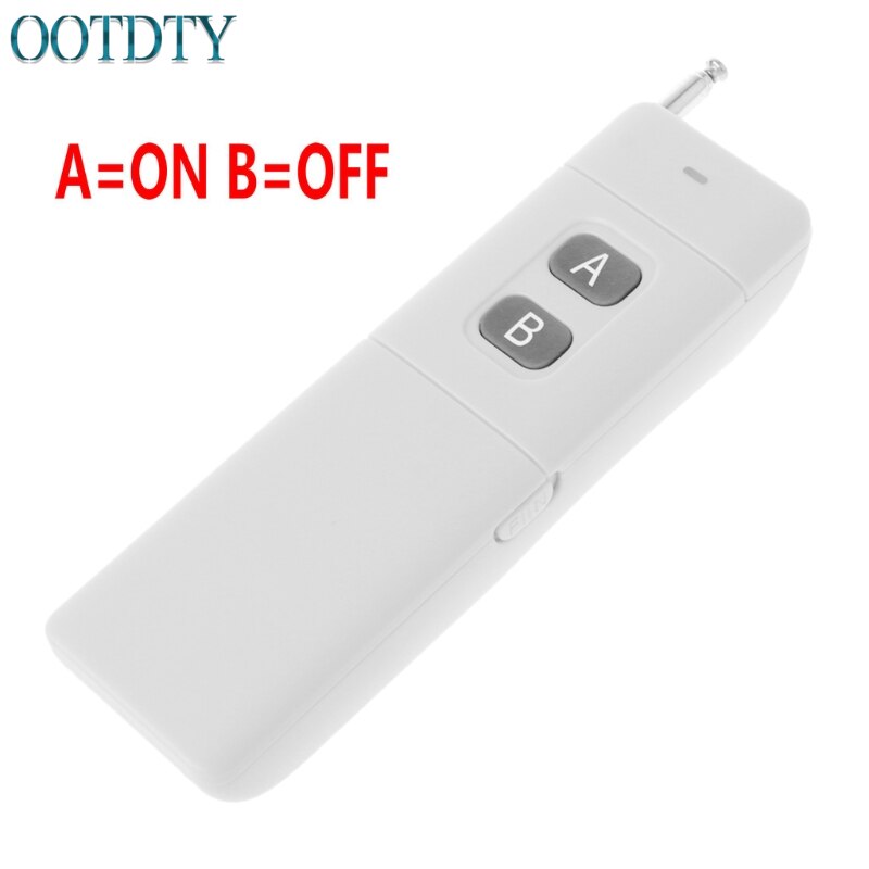 3000m Long Range DC 12V 2CH RF Wireless Remote Control Switch System 315 Mhz 2-Key Transmitter + Receiver