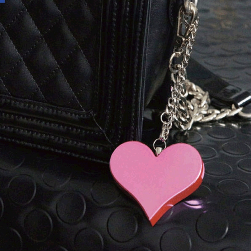 130DB Personal Alarm Attack Alarm Heart Shape Personal Security Alarm Keychain Emergency Self D efense Siren