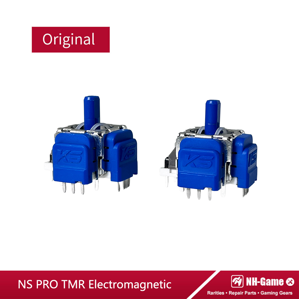 10/20 pçs tmr joystick eletromagnético para ps4 ps5 gamepad 3d analógico substituição polegar vara para xbox ns controlador polegar: Prateado