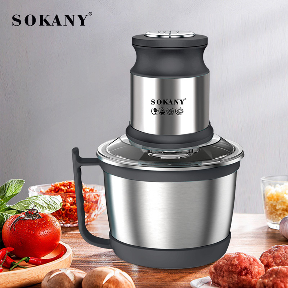 3l elektriske kødhakkere i rustfrit stål, foodprocessorer, hakker, 800w kødhakkere, mixer, blender, maskine til køkken, 220v 다지기 분쇄기