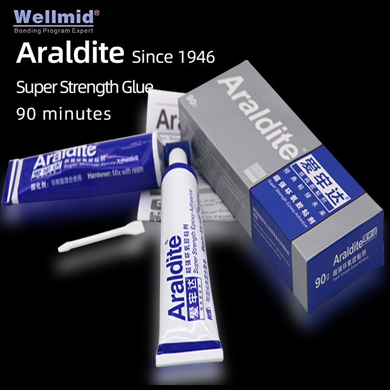 Araldite-adhesivo de resina epoxi, adhesivo de resina epoxi de gran resistencia, 90 minutos de pegamento AB, bricolaje, para el hogar, enlaces, reparación de joyas, Metal, plástico y cerámica