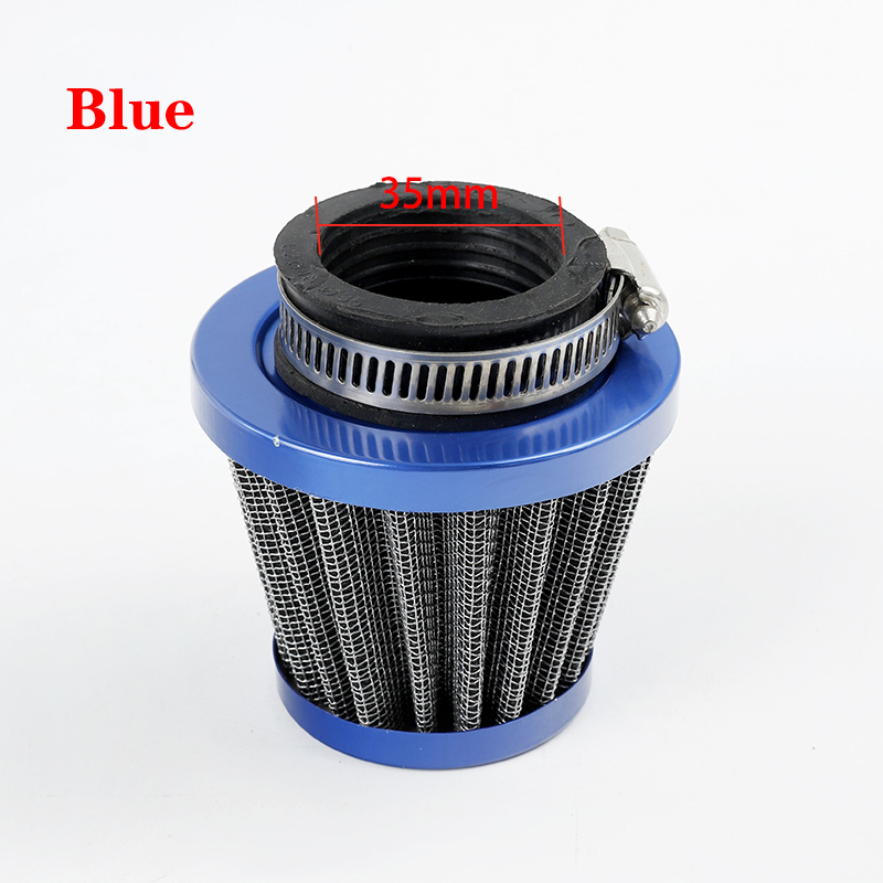 Filtre à Air universel pour moto, 35mm 38mm 42mm, adapté pour moto 50cc 110cc 125cc 140cc, ATV, Scooter, Pit Dirt Bike: Marron