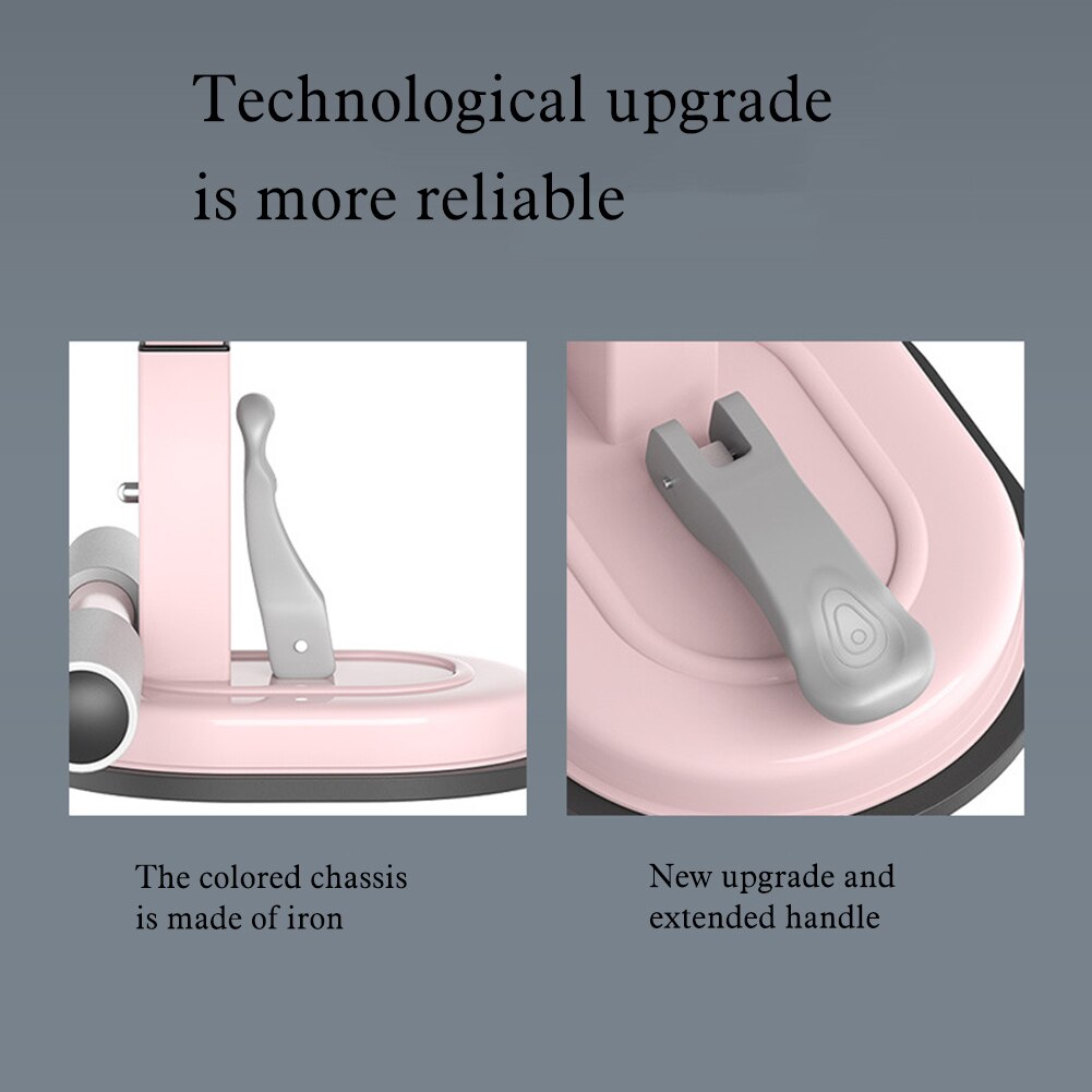 Sit Up Aid Sit-up Floor Bar with Comfortable Padded Ankle and Support Rode 3 Gear Positions for Home Work or Travel