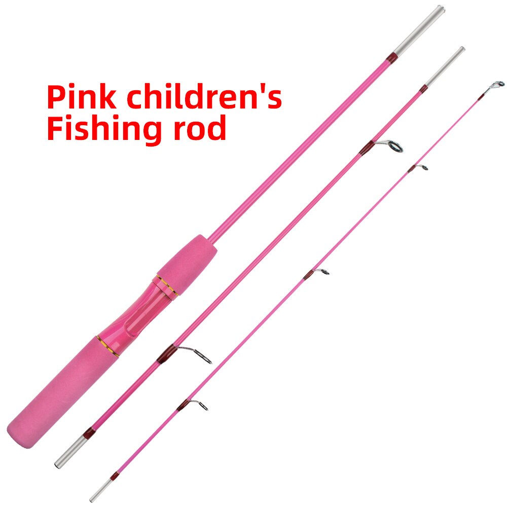 Dndyuju børn fiskeri lokkestang 1.5m nybegynder fiskestang sød stang inkluderer spinnehjul pink grøn tilgængelig børn & #39 ;s: Lyserød