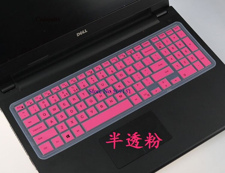 15 17 inch laptop toetsenbord cover skin Voor Dell Inspiron Ins 15 3000 5000 15CR 5547 15MR 3542 5547 15C 7559 3542 5547: Pink