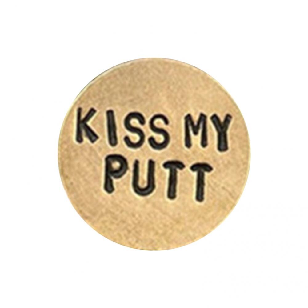 Golf Ball Markers Alloy Golf Cap Marker Easily Use Lightweight High Strength Golf Cap Marker
