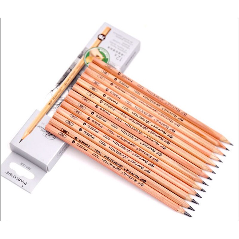 Crayon de dessin en charbon de bois, croquis, stylo de dessin, fournitures d'art, peinture au charbon, ustensile H-7B