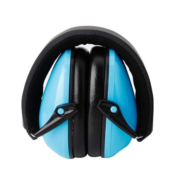 Foldable Hearing Protection Ear Muffs Noise Cancelling Earmuff for Kids Child H55F: Blue
