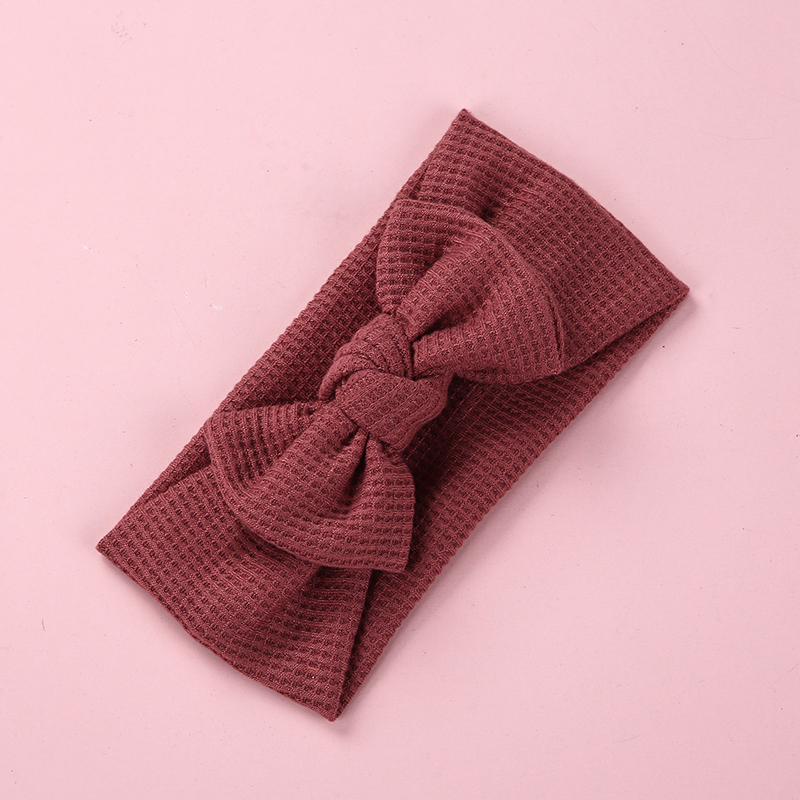 Bandeau en Nylon pour bébé, Turban avec nœud en soie, accessoires pour cheveux, diadème de princesse pour enfant en bas âge: 13