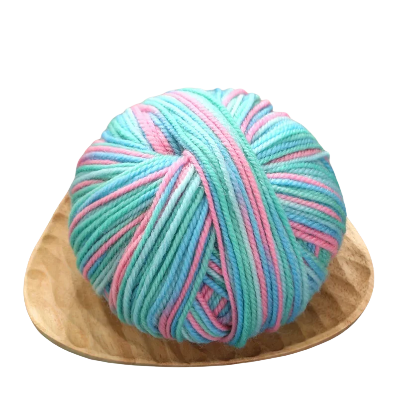 50g Sectional Dyed Colorful Wool Yarn for Knitting Sweaters Gloves Scarves Yarn To Make Hand-Knitted Crochet Thread Yarn: Brown