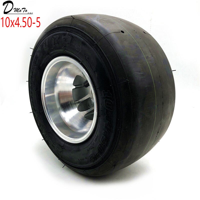 168 go kart 5 inch wheels beach car accessories drift wheel 10X4.5-5 kart tire + highway hub