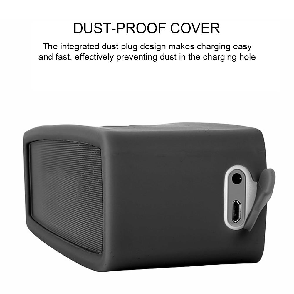 För bose sound link mini i/ii trådlös bluetooth-högtalare silikonskyddsfodral stötdämpande fallskyddshöljetillbehör