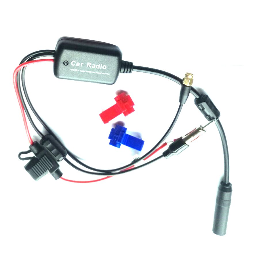 AM FM DAB+ Digital Radio Signal Amplifier Booster for Car Stereo Antenna Adapter