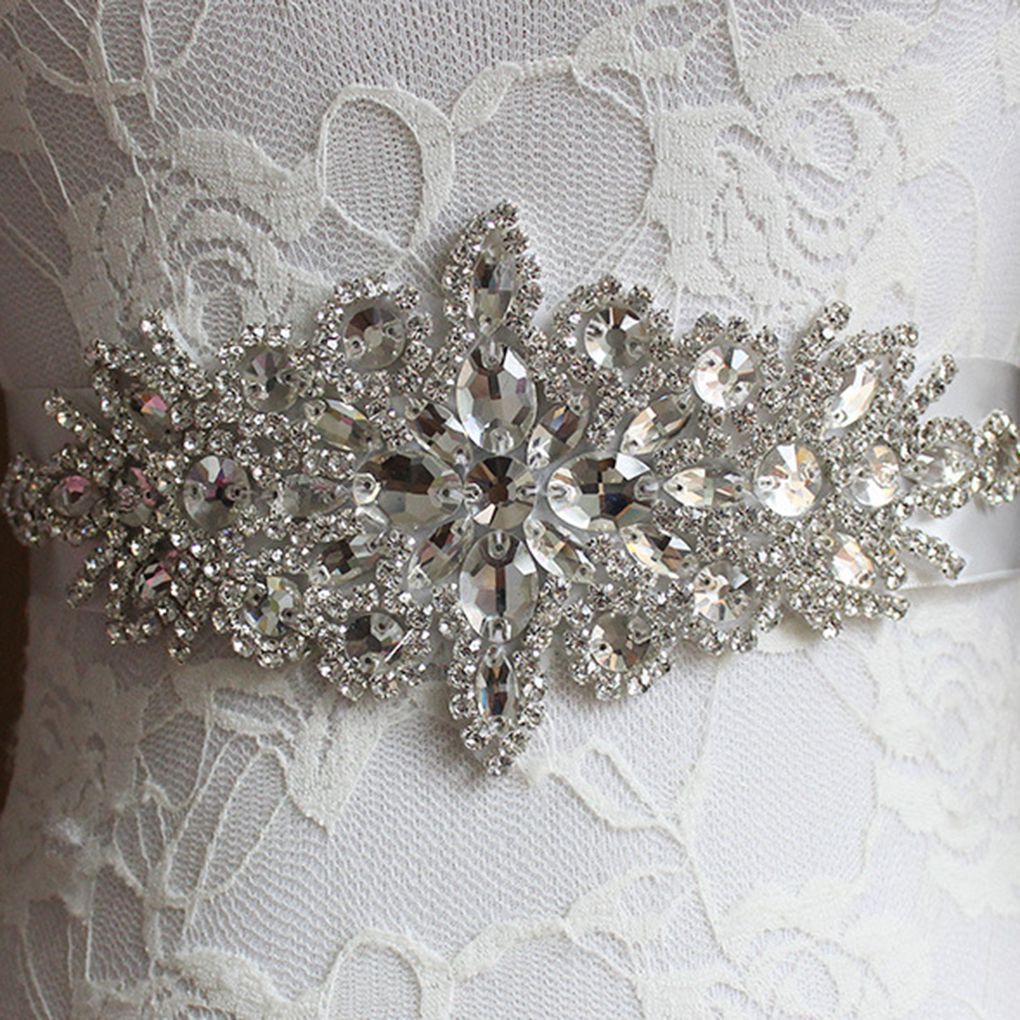 Ceinture femme cristal mariage ceintures Satin strass robe de mariée ceinture accessoires de mariage ruban de mariée ceinture ceinture