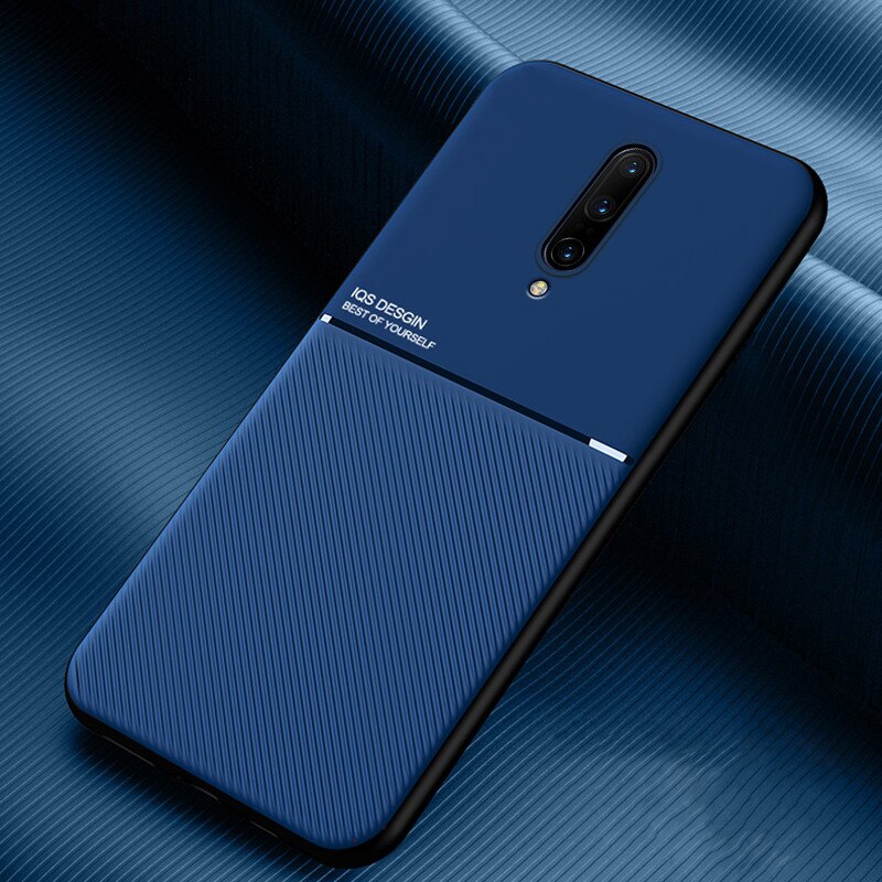 Shockproof Case for Oneplus 9 7 8 T Pro Silicone Skin case for One plus Nord 7T 8T 7Pro Ultra Support Car Magnetic Holder Cover: For Oneplus 9 / Blue