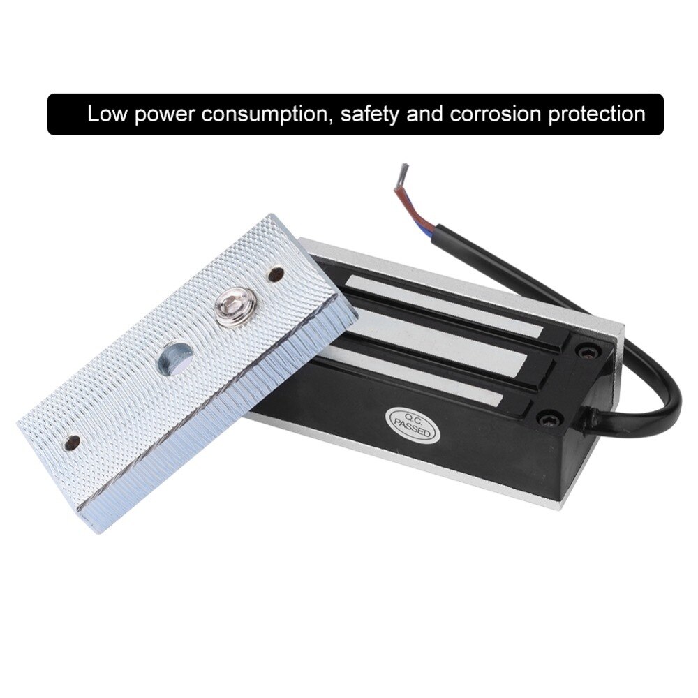 DC 12V 60kg 100lbs Electric Magnetic Lock 12V Electronic Door Locks Electric Cabinet Electromagnetic Drawer Access Control Secur