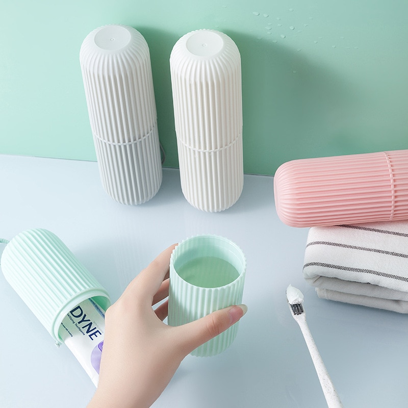 1Pc Toothbrush Storage Box Portable Toothbrush Holder Cover Toothpaste Case For Home School Travel Container