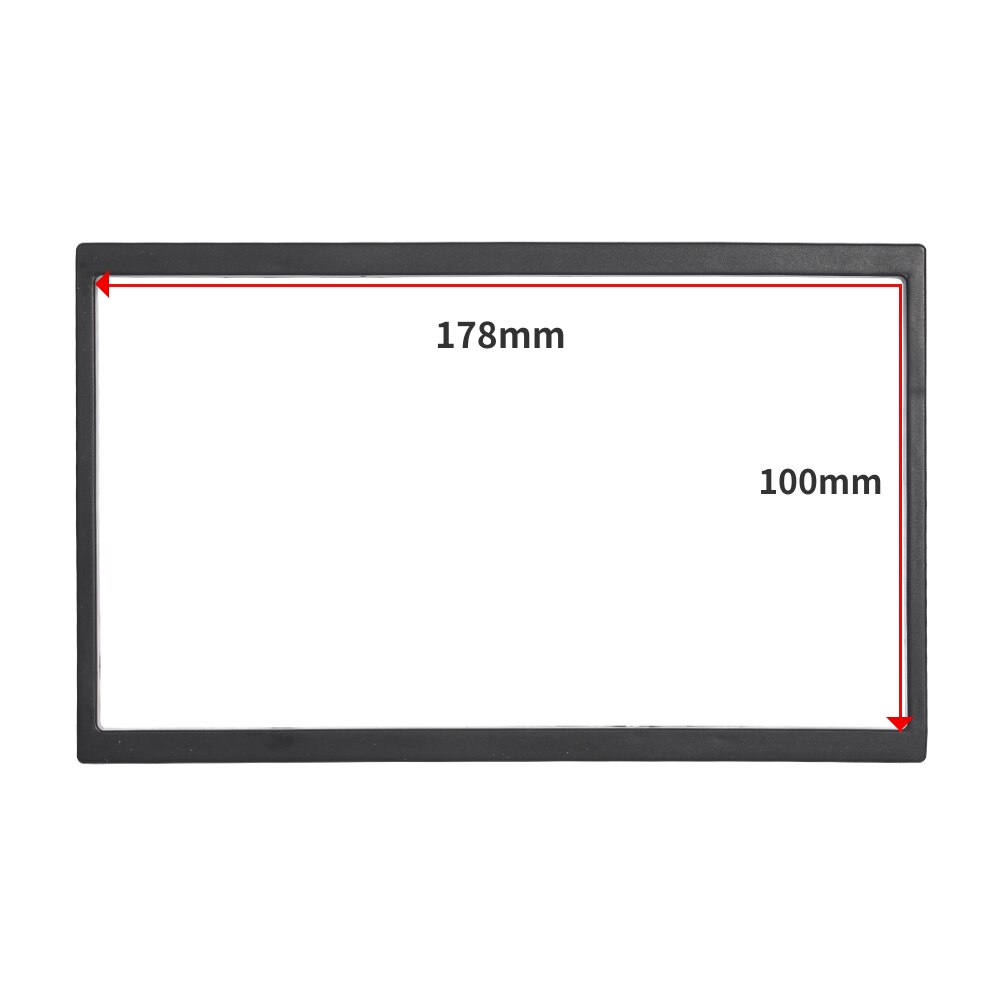 Car Stereo Radio Frame Universal 2 Din Frame Car Stereo Radio Fascia Panel DVD Player Trim Kit