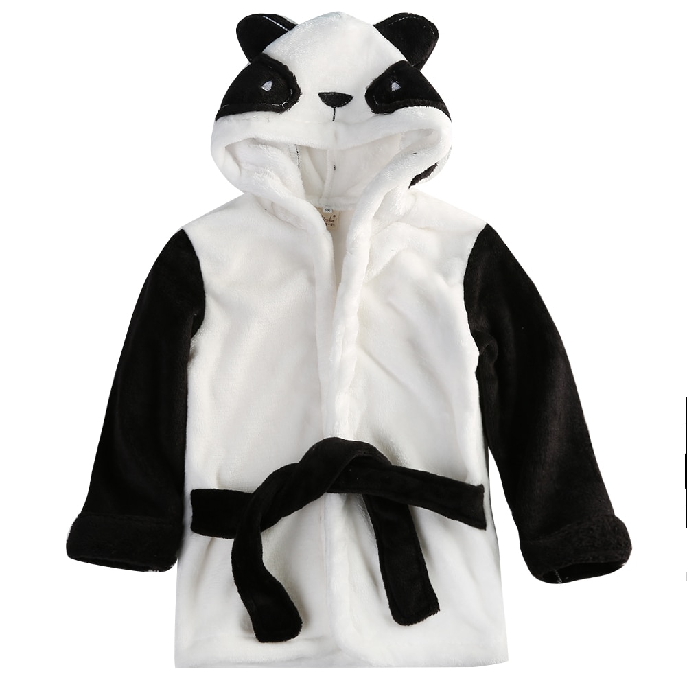 Schattige baby jongen Meisje kleding Animal Badjas Baby Hooded Badhanddoek Babybaden robes