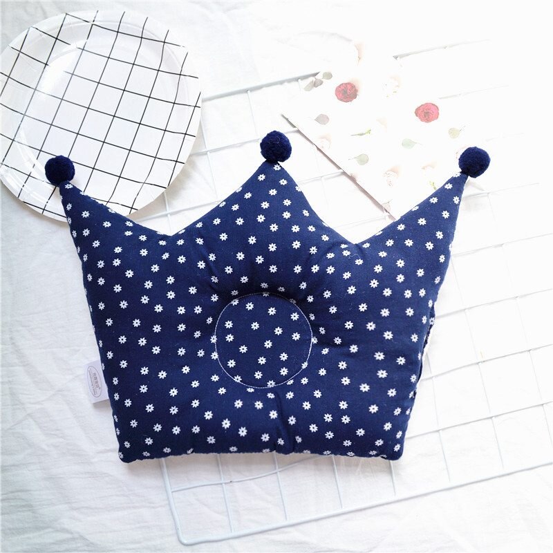 bébé façonnage oreiller prévenir tête plate nourrissons couronne forme Dot imprimer pur coton dormir literie chambre oreillers: Style 5