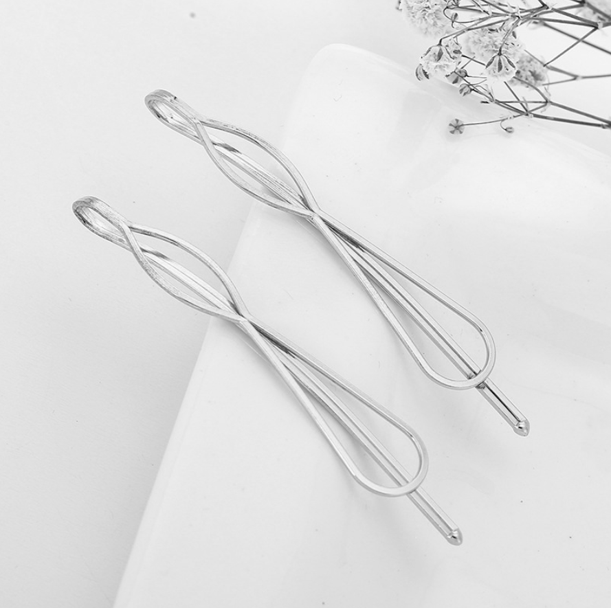 5 pinzas para el cabello de Color dorado, horquillas onduladas a la , pasadores de Metal, Clip BB Invisible, horquillas onduladas, accesorios para el cabello: YELLOW