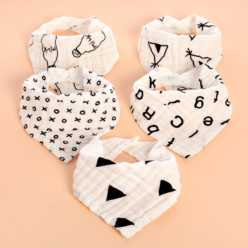 Slabbers Jongen Meisje Bandana Water Absorberen Bib Burp Doek Driehoek Katoenen Baby Sjaal Burp Baby Kerst Accessoires