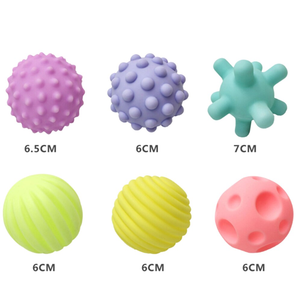 Sensorisches spielzeug für babys, ball, tastspielzeug, weicher massageball, beißring, fördert die sinnesentwicklung von säuglingen, badespielzeug für babys 0 12 monaten