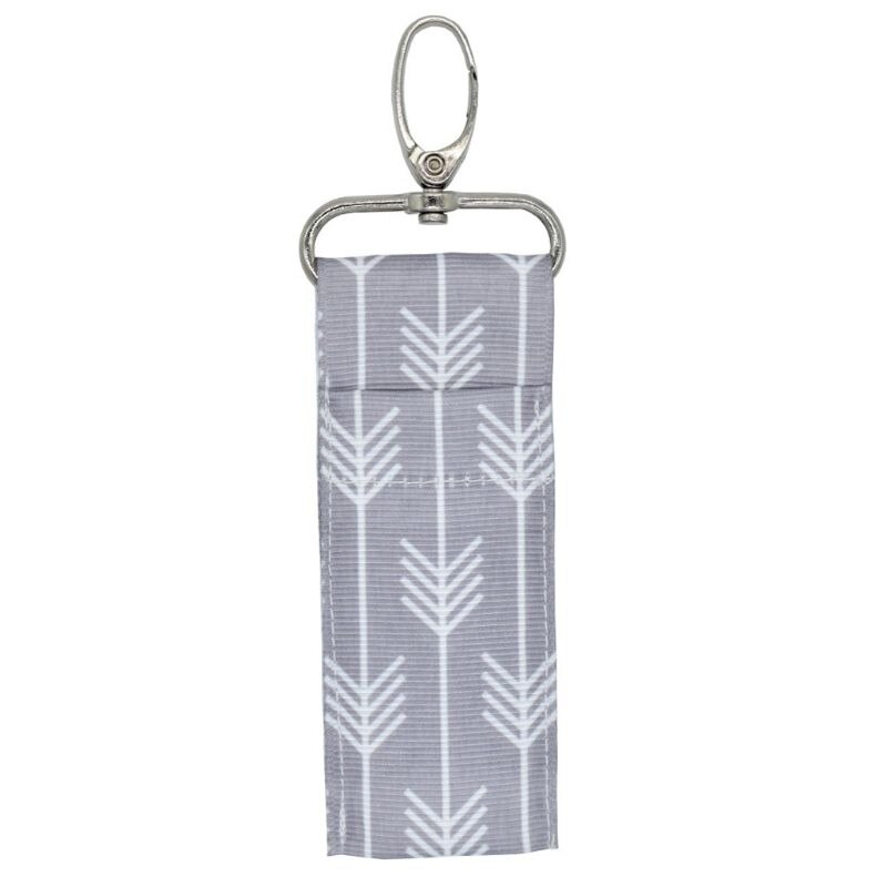 Colorido impresso chapstick chaveiro titular batom bolsa saco de armazenamento chaveiro