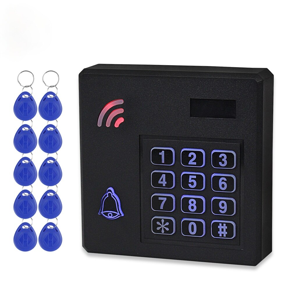 DC12V IP68 Waterdicht Toegangscontrole Toetsenbord Outdoor Rfid Access Controller Deuropener Systeem Elektronische EM4100 125Khz Key Kaarten