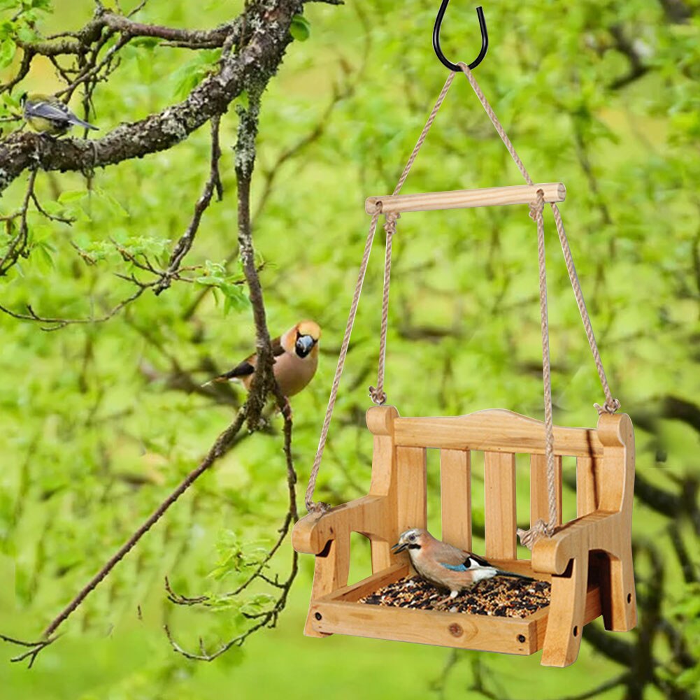 Photo inspiration: Swing Chair Bird Feeder Garden Hanging Swing Bird Photo Inspiration