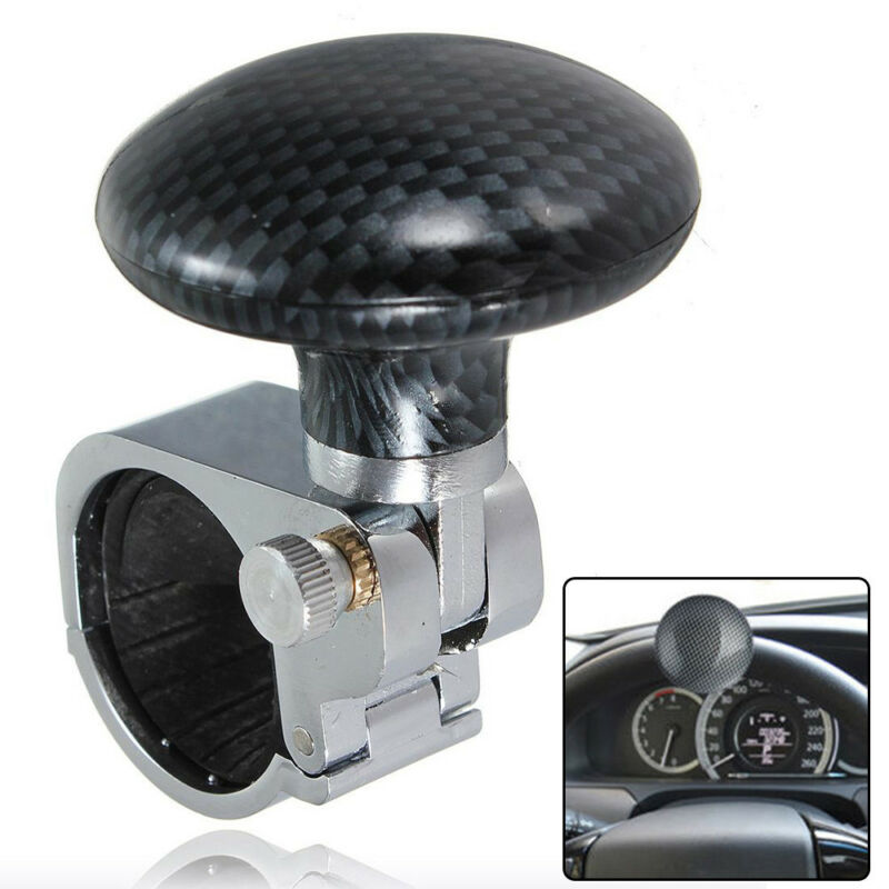 Booster stuurwielknop lichtmetalen opvouwbare auto zwart 8 x 5.6cm 32 mm