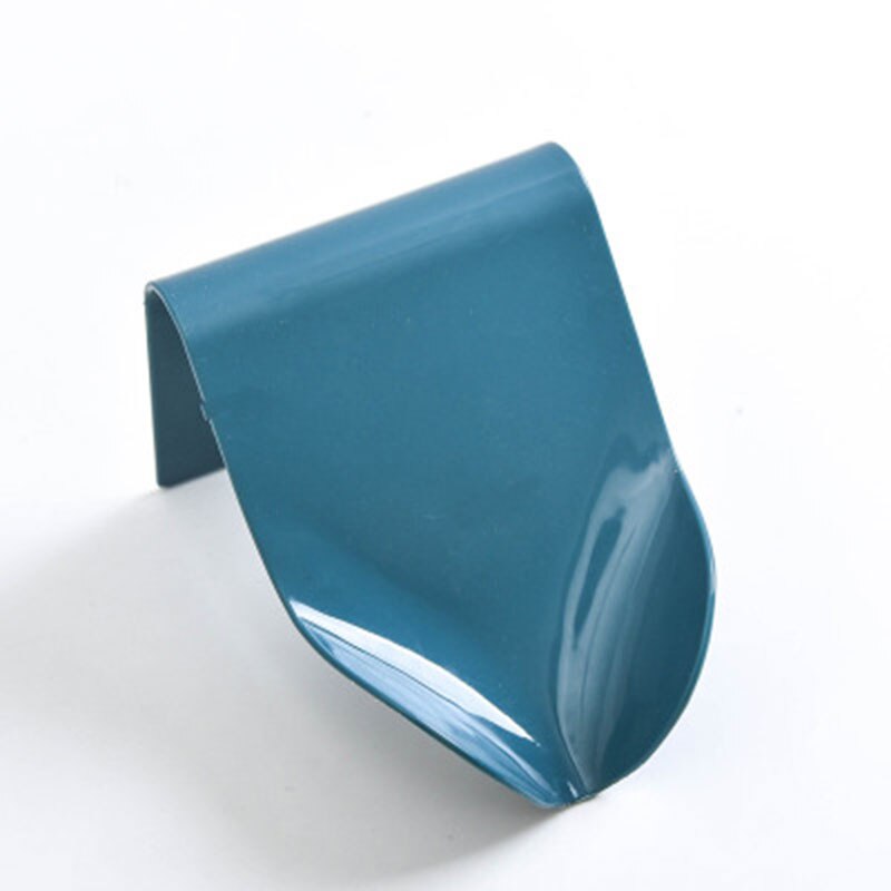 1pc zeephouders badkamer douche opbergdoos schotel bord keuken sponslade wandplank eenvoudige scandinavische afdruiprek organizer: Blauw