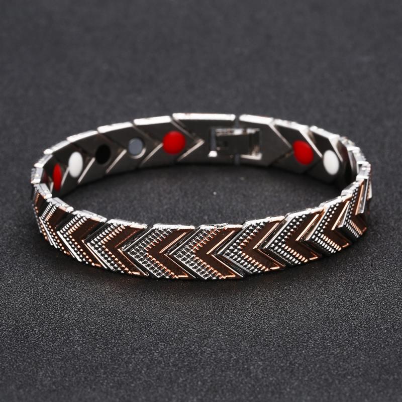 Bracelet magnétique pour hommes et femmes, énergie thérapeutique, guérison, thérapie, arthrite, Stress, soulagement de la douleur, bijoux à la