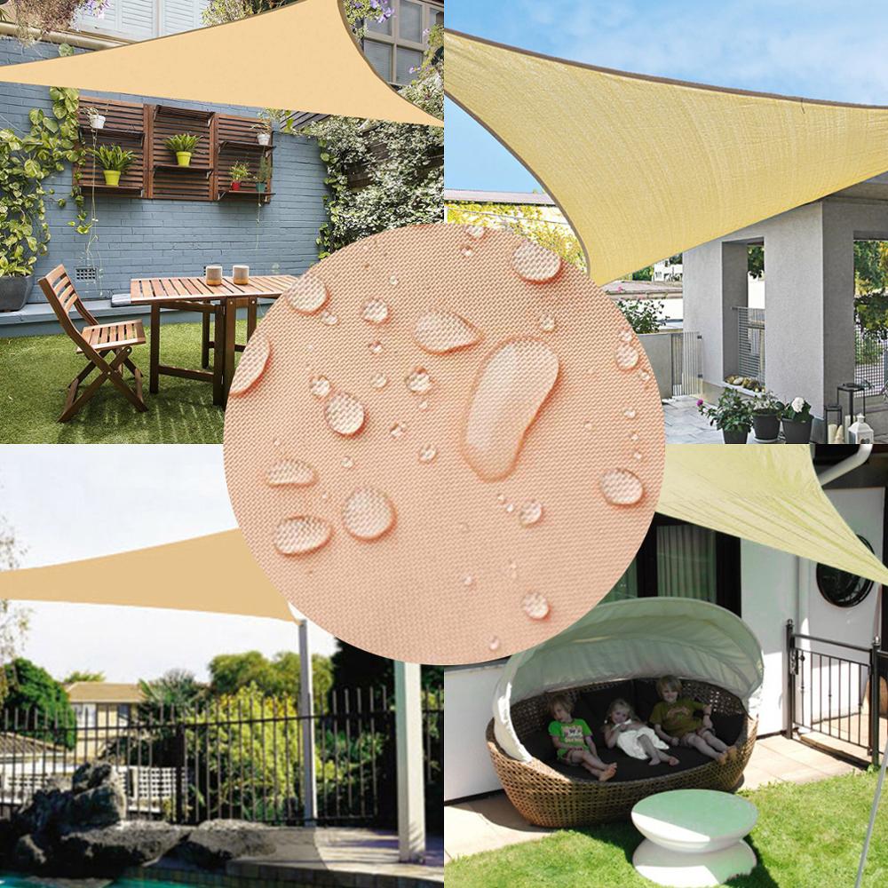 Sun Shelter Sunshade Protection Outdoor Canopy Garden Patio Pool Shade Sail Awning Camping UV Block Waterproof Sun Shade Sail