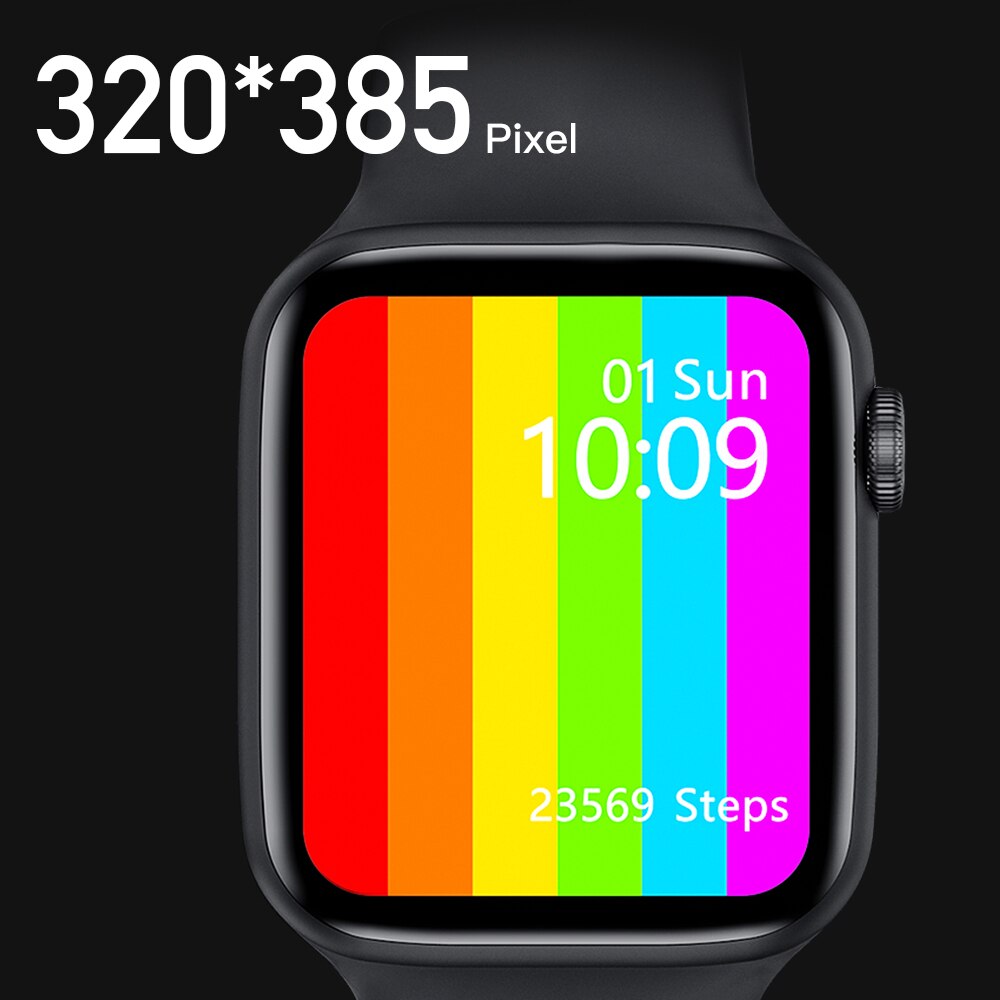 Iwo  w46 smart se 44mm trådløs frakt  ip68 vanntett sport smartwatch Fitness sporer