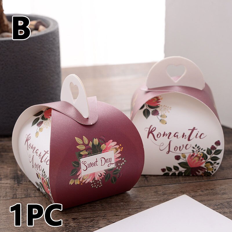 1Pc Box Mini Candy Box Paper Cute Cartoon Boxes Wedding Birthday Party Baby Shower Favors Biscute Cookies Packing Supplies: 02