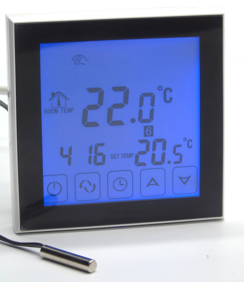 EU floor heating thermostat programmable with External sensor