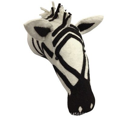 Enfants chambre décoration éléphant girafe chien renard Animal tête montage mural œuvre décor poupée jouets pour bébé fille chambre anniversaire: 14