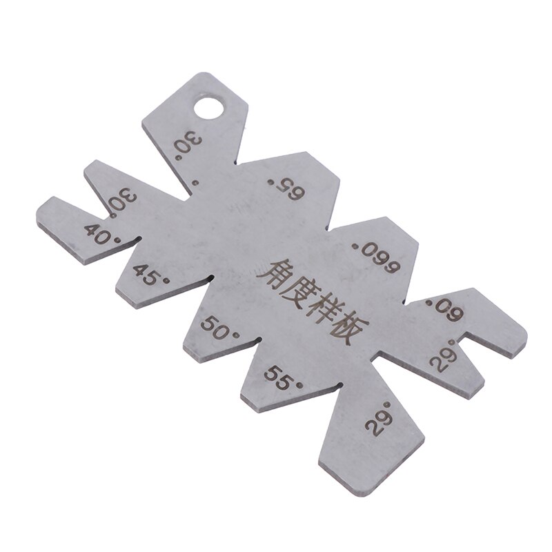 1PC Stainless Steel Machining Threads Cutting Angle Arc Model Angles Measure Tool Screw Cutting Gauge