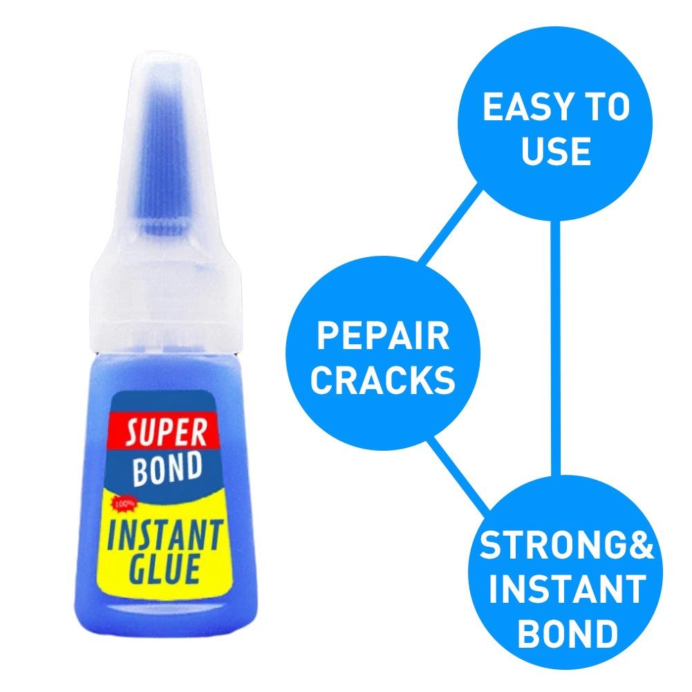 20g Multi-function Multi-purpose Strong Adhesive Instant Glue for Plastic Ceramic PVC Leather Wood Jewelry Sealers