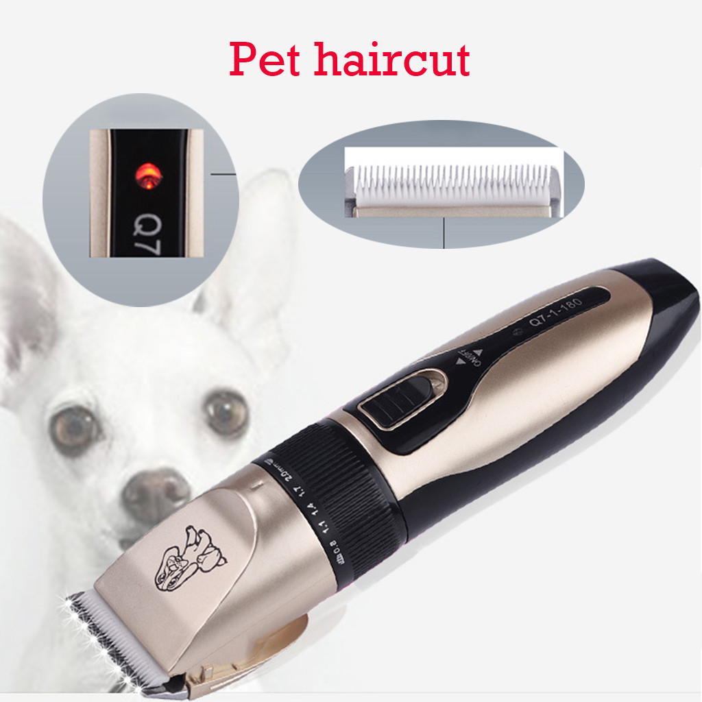 Clippers For Dogs Pet Cat Gromming Trimmer Kit Rechargeable Cats Haircut Machine Pets Shaver For Animal #LR2