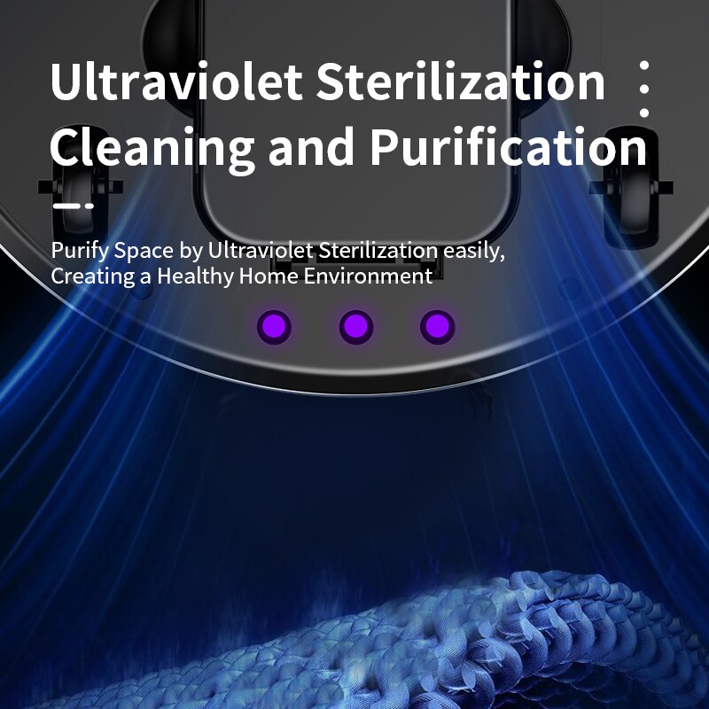 Smart Vacuum Cleaner Robot Vacuum Cleaner Map Navigation Suction Smart Memory Sweeping Robot With Mopping Function