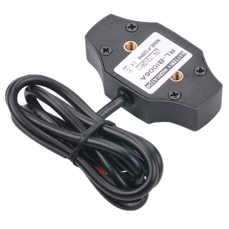 12v 24v ledad blysyra lagring batteri indikator mätare batterinivå monitor för golfbilar marin motorcykel truck gaffeltruck