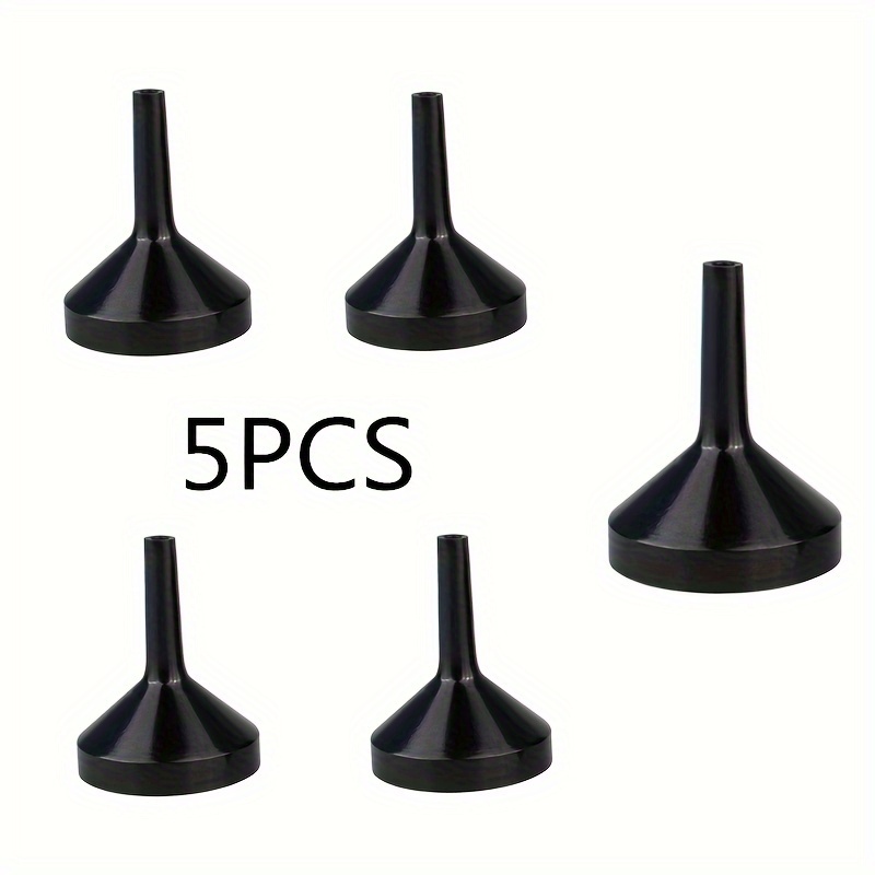 1/3/5 stuks hervulbare parfumfles trechter, mini parfum reisfles navulbaar, bodemvulling parfumdispenser: Black