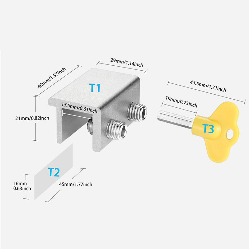 1-10PCS Adjustable Window Lock Stopper Safety Locks Restrictor for Baby Kids Non Punch Sliding Door Window Limit Lock Hardware