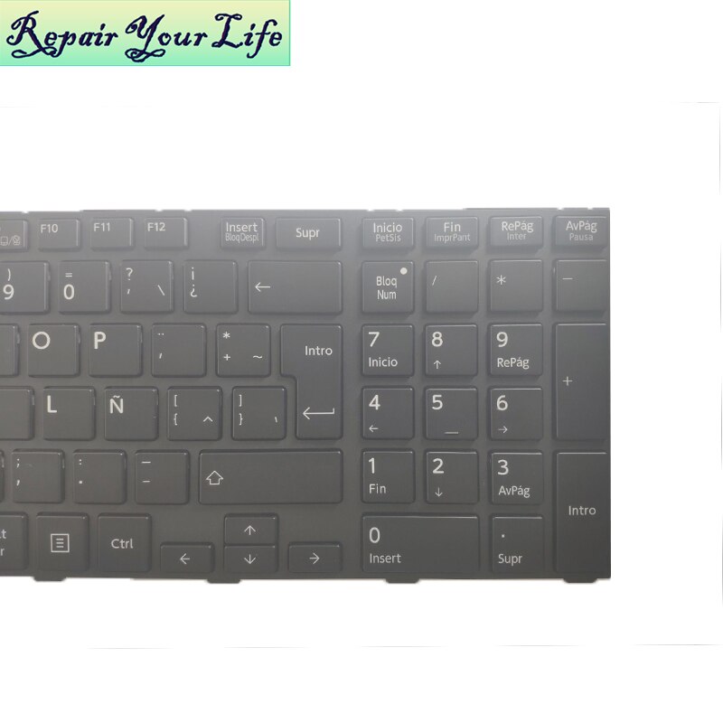 laptop keyboard for Toshiba A50-A W50 W50-A LA Latin backlight black keyboard Pointing replacement glow in the dark