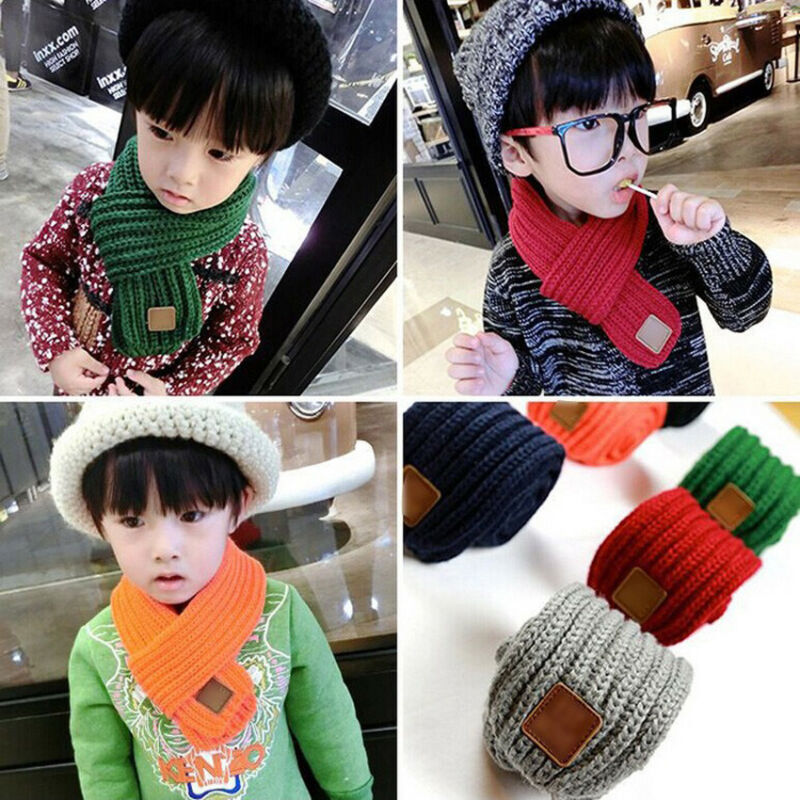 Kindersjaal baby jongens meisjes zachte warme sjaal kinderen pompon babysjaal nekwarmer sjaals kinderen mooie bovenkleding