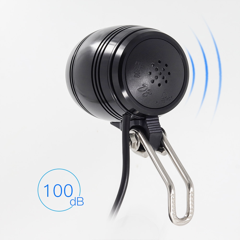 WEXPLORE Ebike Koplamp Ingebouwde Luidspreker Ingang 24V 36V 48V 100Lux LED Licht E Fiets Lamp Elektrische Fiets scooter Onderdelen